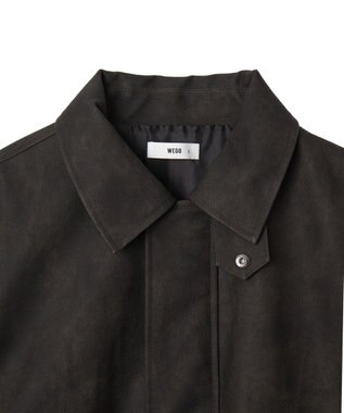 WEGO 【ユニセックス着用ITEM】エコレザー2WAYフライトジャケット 柄1