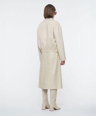 JOSEPH リニアダブルフェイスウールジャケット Ivory/Affogato