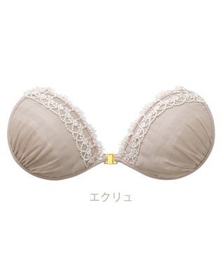 BRADELIS New York 【NuBra / ナチュラルタイプ】ヌーブラ・エアーライト エール  ブラ特有の締めつけがないストレスフリーブラ エクリュ