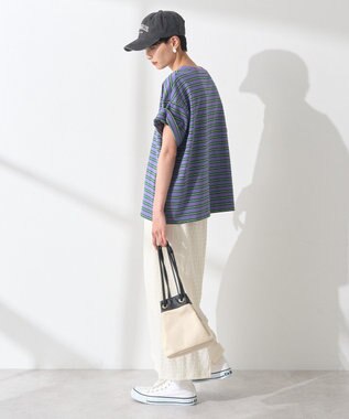 AMERICAN HOLIC レトロボーダープルオーバー Purple