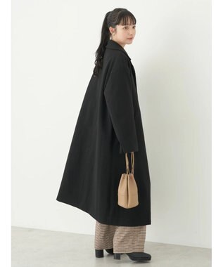 earth music&ecology チェスターコート（無地） Black