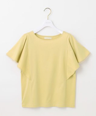 ANY SIS L 【接触冷感】360°好印象フリルスリーブ カットソー シトラスイエロー