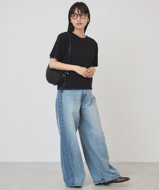 AMERICAN HOLIC 【2点セット】レイヤードシアーTシャツ Black