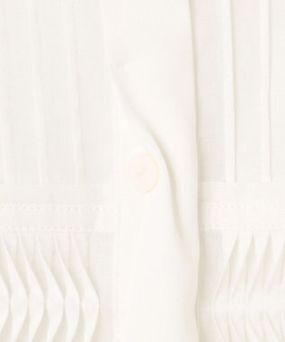 23区 【先行予約】コットンボイル ピンタック ブラウス ホワイト系