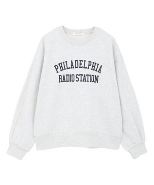 AMERICAN HOLIC カレッジロゴ裏起毛プルオーバー Gray Mixture