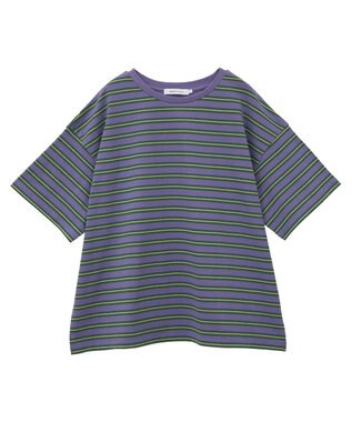 AMERICAN HOLIC レトロボーダープルオーバー Purple