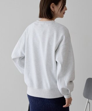 AMERICAN HOLIC カレッジロゴ裏起毛プルオーバー Gray Mixture