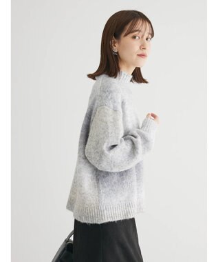 Green Parks グラデーションニットプルオーバー Gray