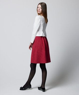 TOCCA 【消臭＆洗える】PRESENT BOW ジャケット アイボリー系