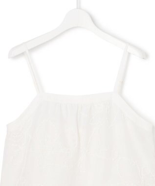 23区 【先行予約】シアーエンブロイダリー キャミソール コンビ Tシャツ ベージュ系