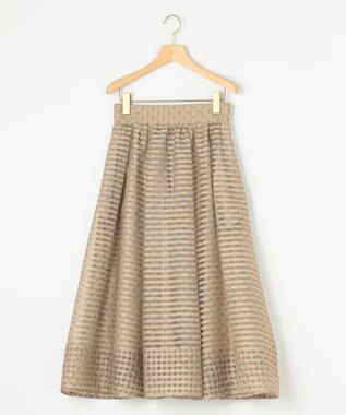 組曲 S 【セットアップ対応可】モノグラムプリントフレアスカート ベージュ系5