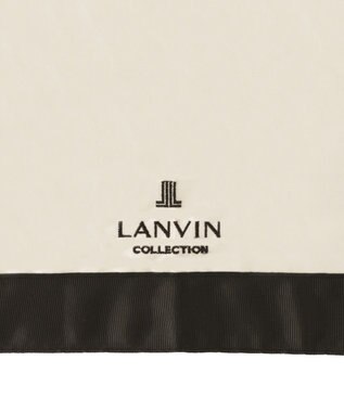 MOONBAT 【晴雨兼用日傘】ランバン コレクション（LANVIN COLLECTION）折りたたみ日傘 グログランリボン ベージュ