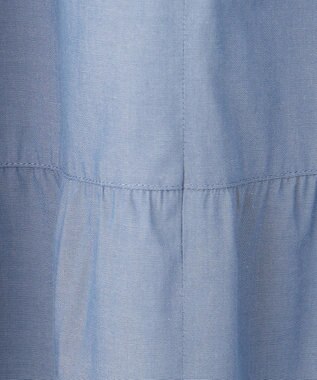 J.PRESS YORK STREET 【WOMEN】ティアード ワンピース ブルー系