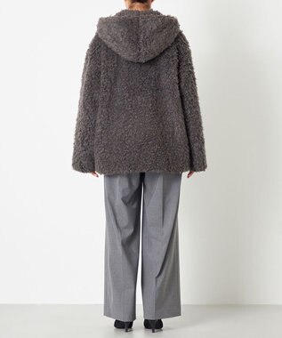 NAVE 【ReNAVE】プードルボア ジャケット チャコール系