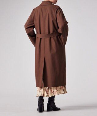 Paul Smith コットンギャバジン ロングコート チェスナット