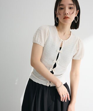 Green Parks ・ｓｗｉｎｇ　ｂｙ　フロントリボンプルオーバー Ivory