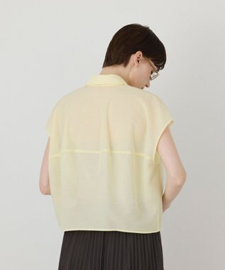 GRACE CONTINENTAL シアードルマントップ イエロー