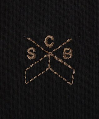 CRAFT STANDARD BOUTIQUE ワンポイント刺繍ラグランロンＴ Black