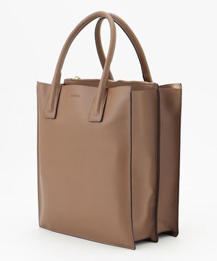 LA BAGAGERIE 【MONICA】アコーディオンスクエアトートM チョコ