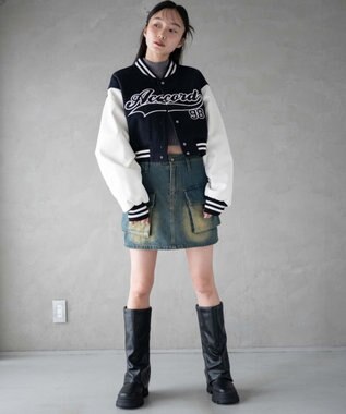 スタジアムロゴショートスタジャン / WEGO | ファッション通販