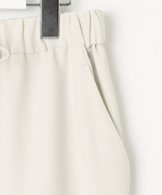 23区 【Oggi7月号掲載/吸水速乾/接触冷感/UVカット】ストレッチジョーゼット テーパード パンツ ベージュ系