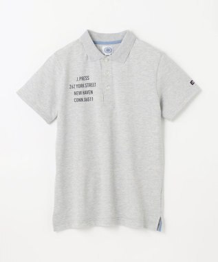 J.PRESS KIDS 【140-170cm】T/C ライト カノコ 半袖ポロシャツ グレー系