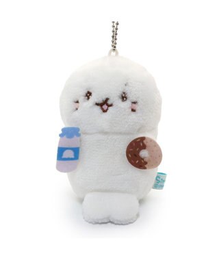 Mother garden しろたん すきなもの キーホルダー 《ミルク＆ドーナツ》 単品 ミルク＆ドーナツ