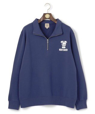 J.PRESS MEN 【WEB・一部店舗限定】ハーフジップスウェット ネイビー系