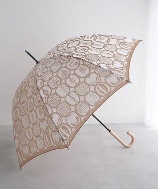 槇田商店 Stig Lindberg FRUKTLADA ゴールド 長傘 ゴールド