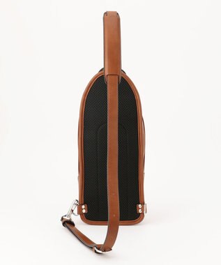 UNBILLION Otias アンティークタイプ合皮ボディバッグ キャメル