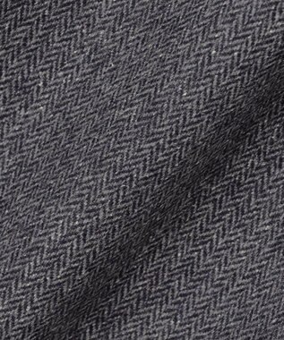 J.PRESS LADIES ネップヘリンボーンワイドパンツ グレー系