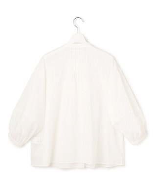 23区 【先行予約】コットンボイル ピンタック ブラウス ホワイト系
