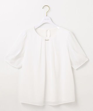 ANY SIS 【吸水速乾・UVケア・接触冷感】コンフォートジャージー ブラウス オフ