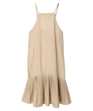 Green Parks ａ．裾プリーツキャミワンピース Beige