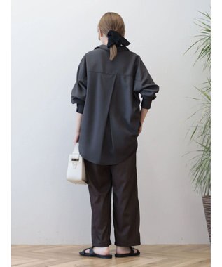 AMERICAN HOLIC イージーケアバックタックシャツ Charcoal Gray