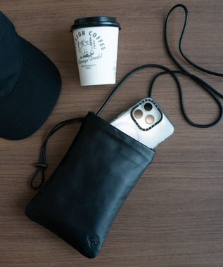  ultma TOKYO アイオ 巾着 ショルダーバッグ 11981 本革 サコッシュ