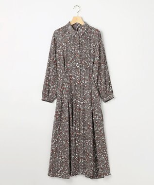 組曲 L プティフラワープリント ワンピース グレー系5