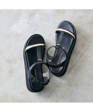 MODE ET JACOMO <MODE ET JACOMO>柔らか厚底ストラップサンダル