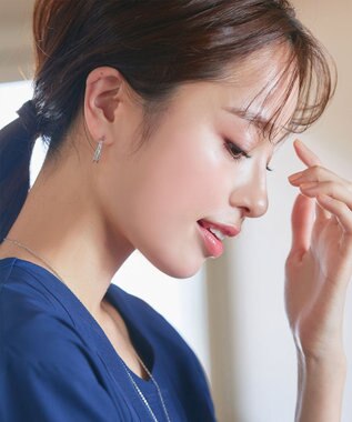 Tiaclasse 【金属アレルギー対応】ダブルラインカーブピアス シルバー