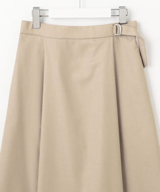 J.PRESS LADIES L 【セットアップ対応・洗える・UV加工・吸水速乾】OXIJEWELストレッチ スカート ベージュ系