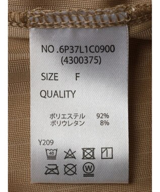 Green Parks ・ＳＵＧＡＲ　ＳＰＯＯＮ　ベロアストライプハイネック Beige