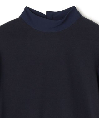 BEIGE， 【洗える・Precious3月号掲載】PROTEA / 異素材バックタイディティールニット Navy