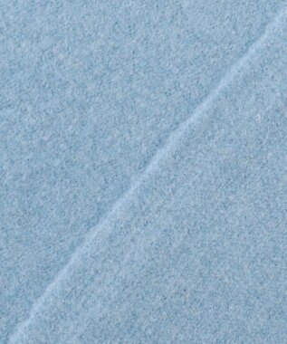 UNFILO 【WEB/一部店舗限定】ふわふわニット 三角ストール サックス