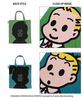 ROOTOTE 6269【オサムグッズ】OSAMU GOODS(R)×ROOTOTE コラボトートバッグ-AB 01：ジャック