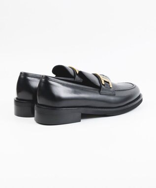 BONTRE 【Oggi 2月号掲載】【LucaGrossi/ルカグロッシ】幾何学ビットローファー/K072M-UA ブラック