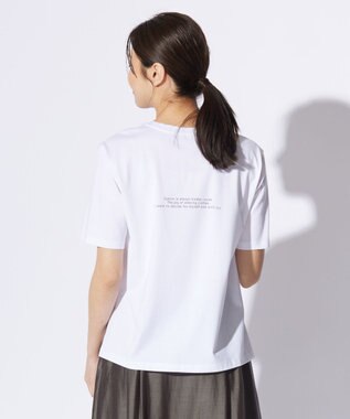 J.PRESS LADIES S ロゴ Tシャツ ホワイト系