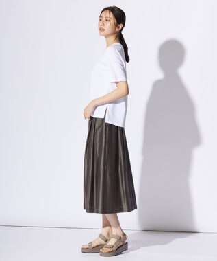 J.PRESS LADIES S ロゴ Tシャツ ホワイト系