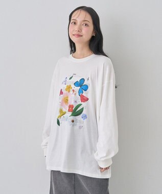 earth music&ecology いいこと奏でるグラフィックＴシャツ White