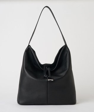 russet レザーワンショルダーバッグ(CE-1644) Black