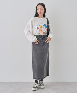 earth music&ecology いいこと奏でるグラフィックＴシャツ White